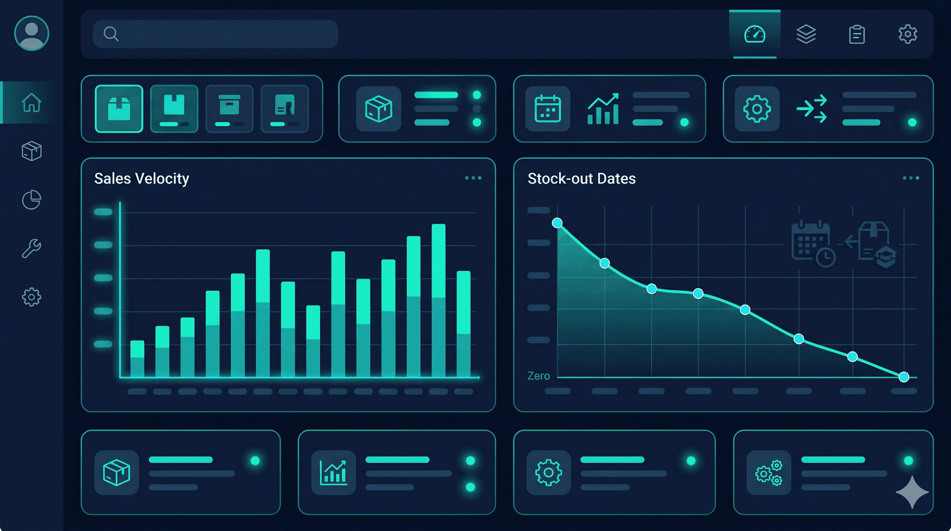 FBA在庫管理システム ダッシュボード